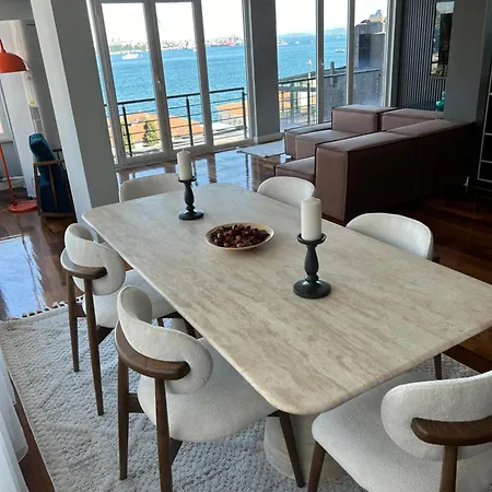 Apartment Modern Duplex Bosphorus View With Teracce *