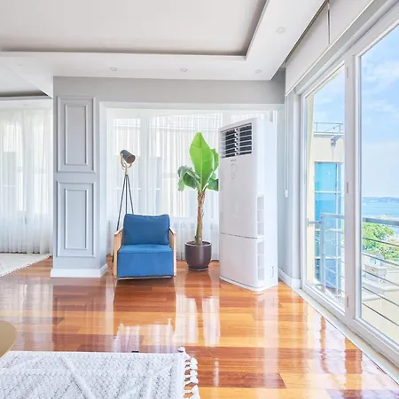 Apartment Modern Duplex Bosphorus View With Teracce *