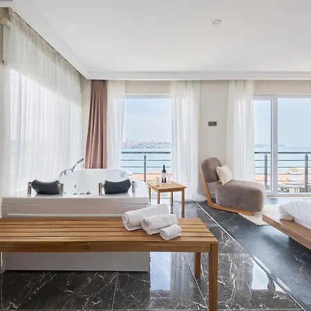Modern Duplex Bosphorus View With Teracce Apartment